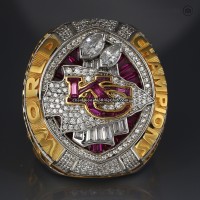 2019 Kansas City Chiefs Super Bowl Championship Ring(Copper-C.Z. logo)